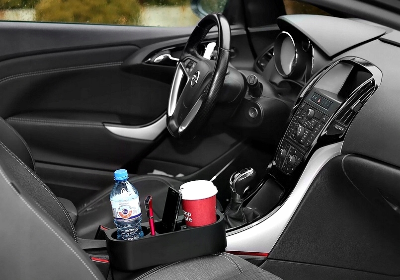 Uchwyt samochodowy na napoje telefon organizer 5w1 Rodzaj na kubki