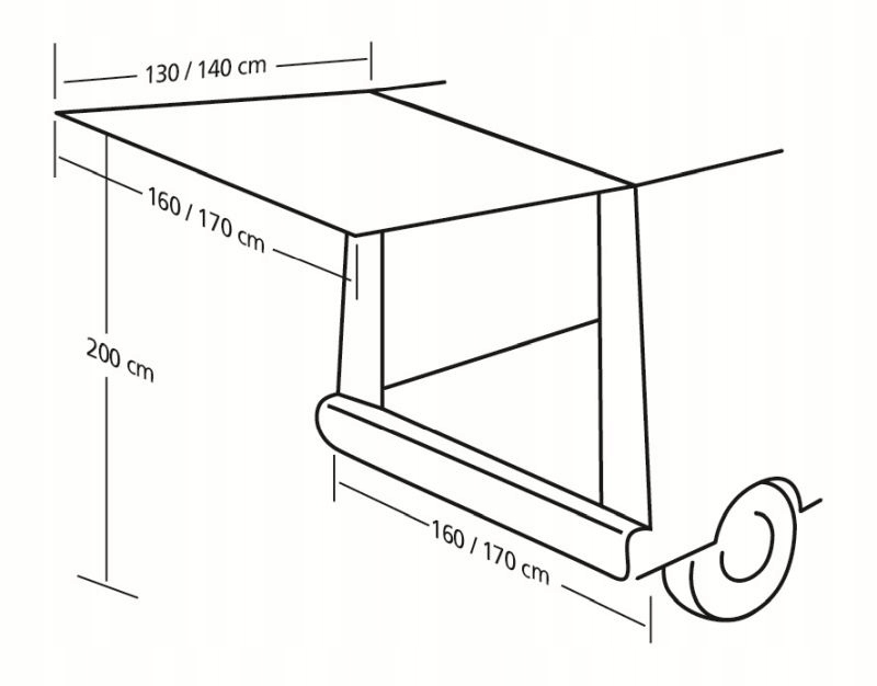 Namiot pompowany na tył busa Cruiser Air EUROTRAIL EAN (GTIN) 8718685016040