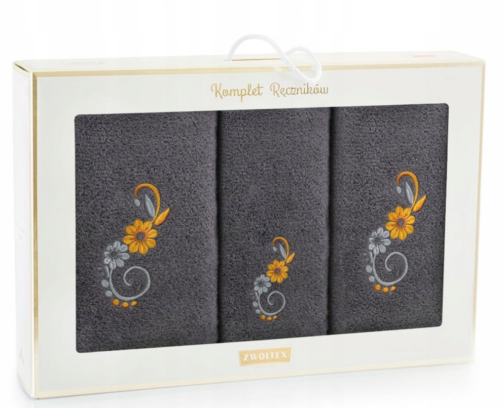 

Zwoltex Komplet Ręczników Margo Szary