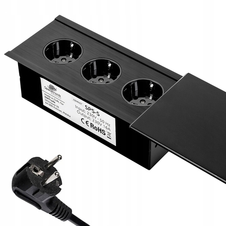 Stolní zásuvka Spacetronik SPS-S33B V2 Compact