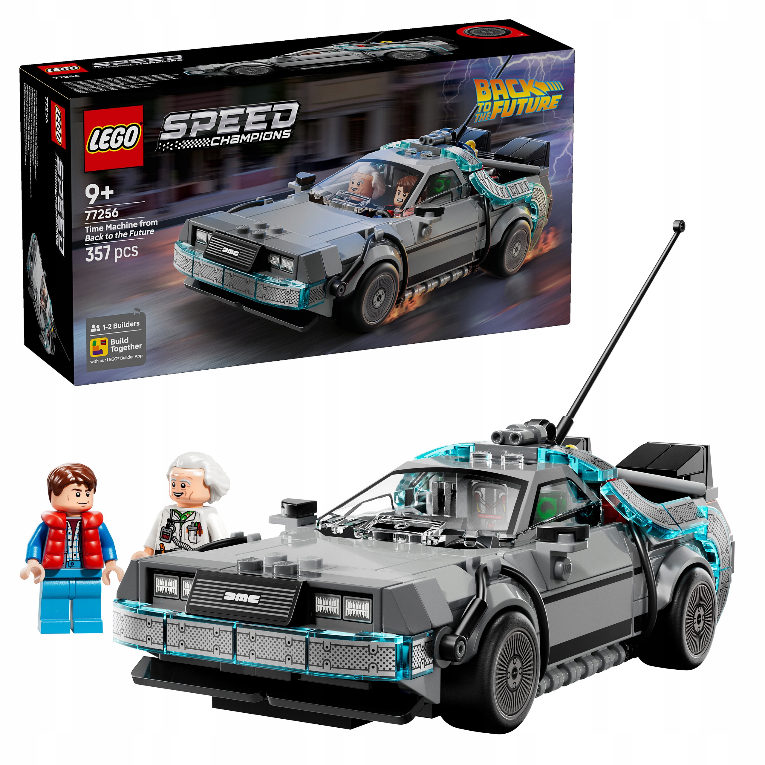 Lego Speed Champions 77256 Stroj času z filmu Návrat do budoucnosti