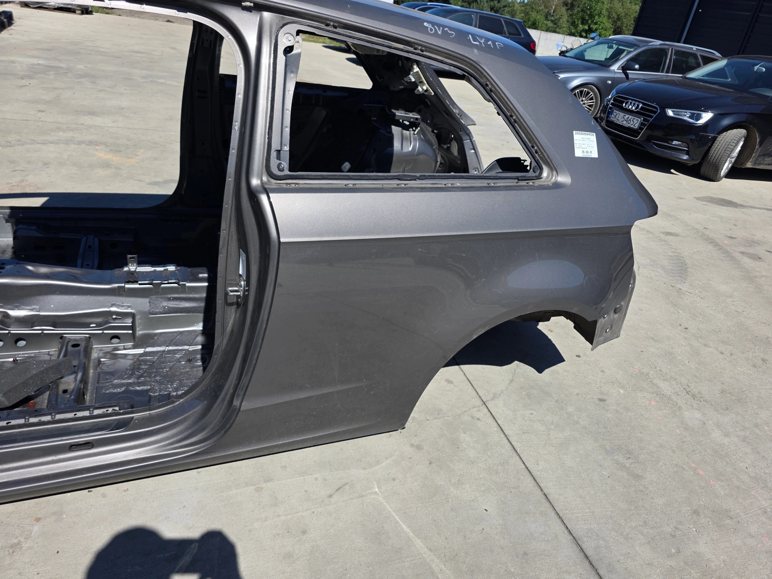 quarter fender rear part left side AUDI A3 8V 3-door 2011-2018 **