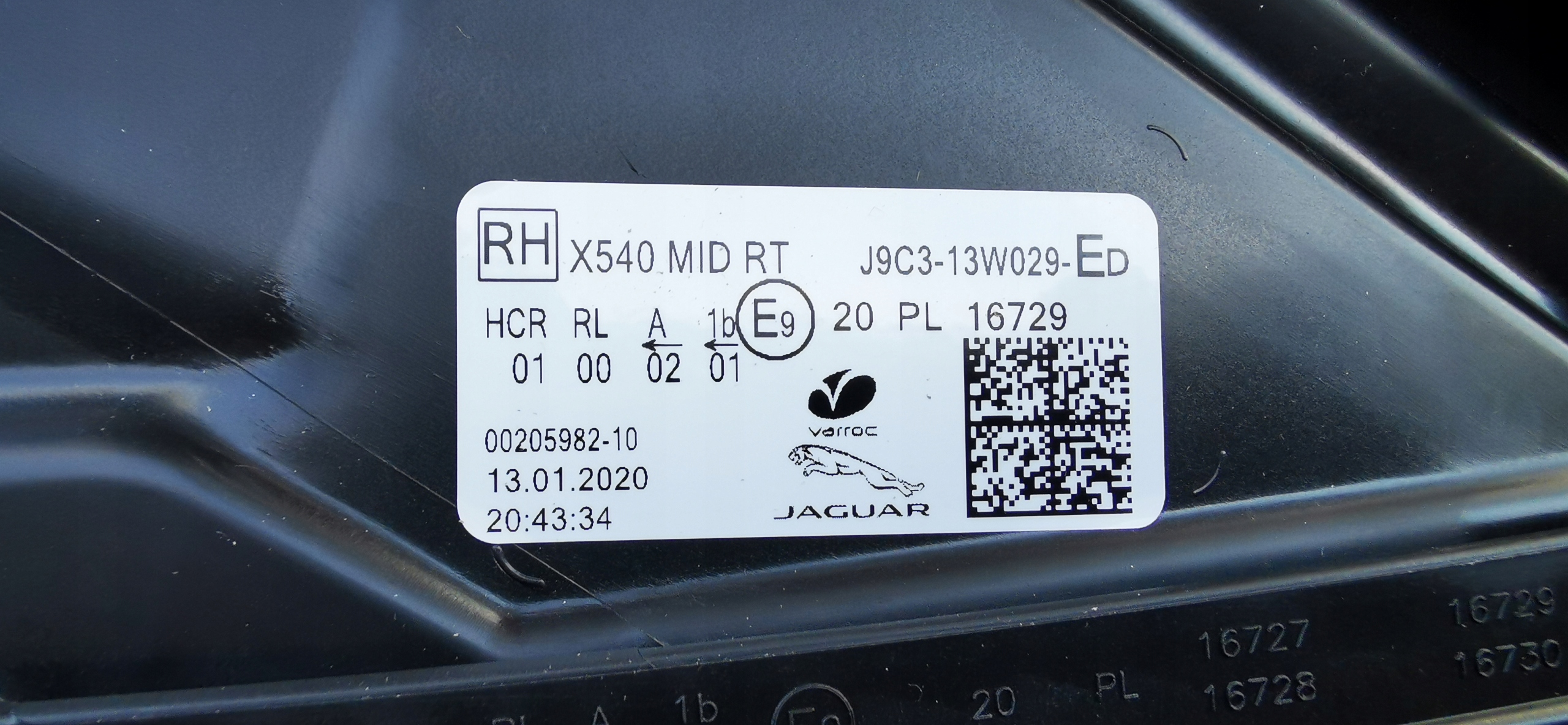 Jaguar E-pace lampa prawa full led NOWA Typ samochodu Samochody osobowe