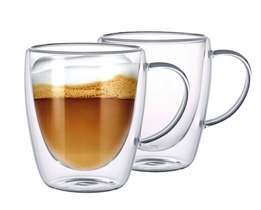 

Szklanki Termiczne Do Kawy Herbaty Z Uchem 300ML