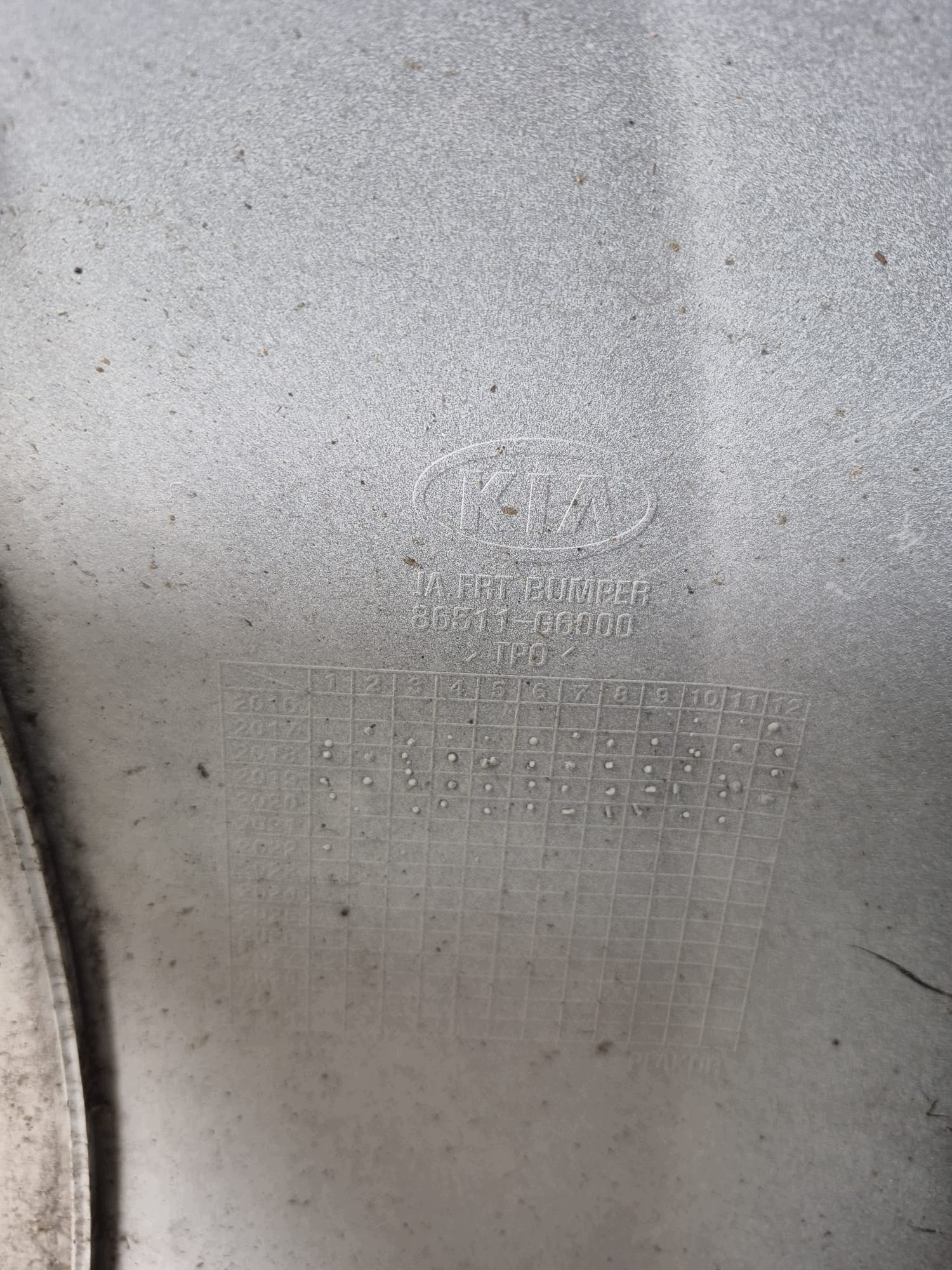 KIA PICANTO III 3 17-20 bumper front front