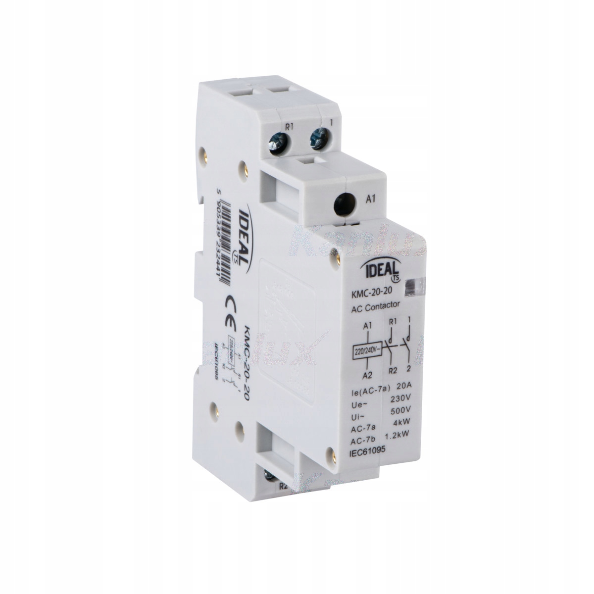 

Stycznik modułowy, sterowanie 230V Ac KMC-20-20