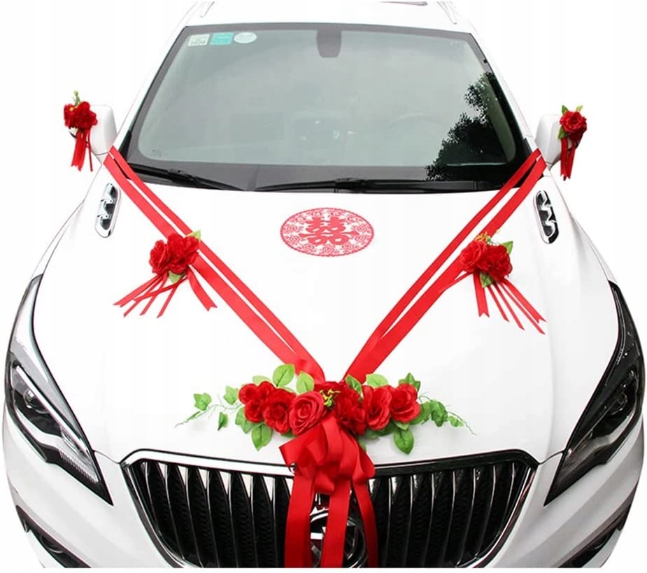 Набор автомобильных украшений для свадьбы, гирлянда sa