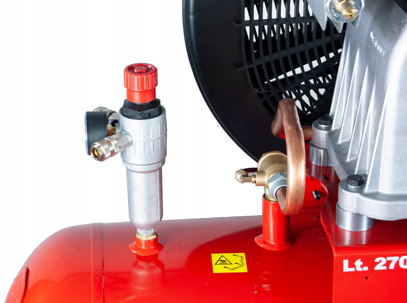 Kompresor Sprężarka 270 Litrów KK 1400/270 Kupczyk Moc (kW) 7.5 kW