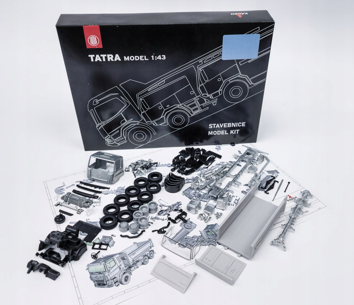Stavebnice Tatra Phoenix 6x6 S3 Kaden 1:43