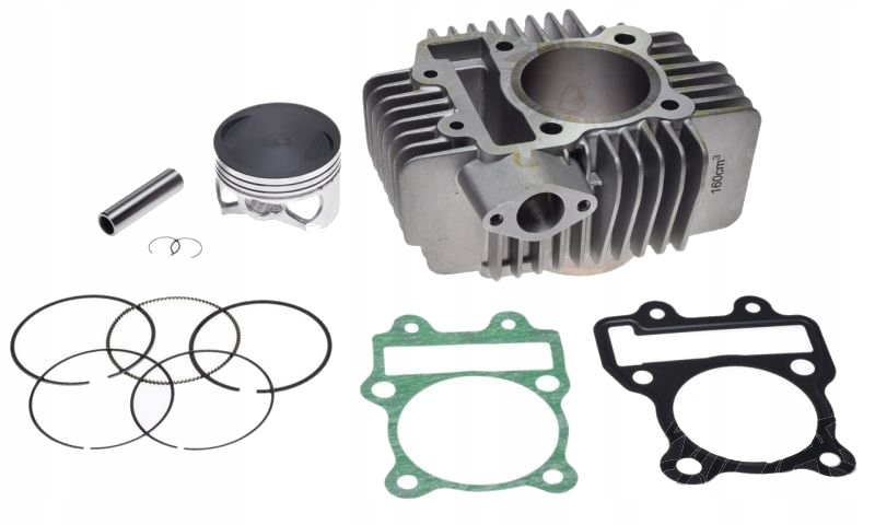 Cylinder Tłok Pierścienie Komplet Wilmat Do Pitbike Silnik Yx 160 YX160