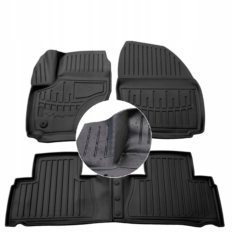 Gumové stěrače Ford S-Max Mk1 2010-2014 Korytka Ud