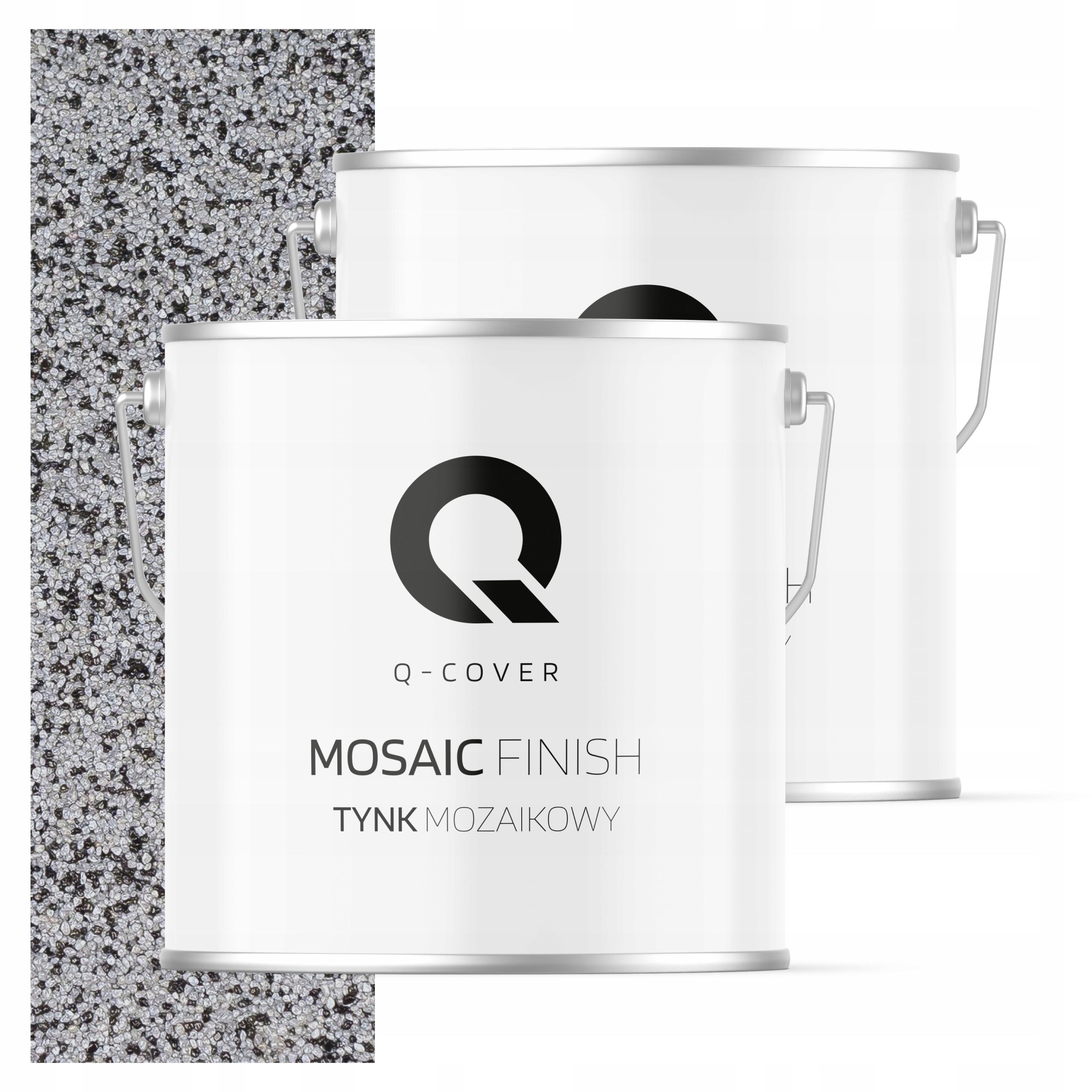 Mozaiková pryskyřičná omítka 7 kg Vnitřní vnější barva Šedá M34 Ozdobná