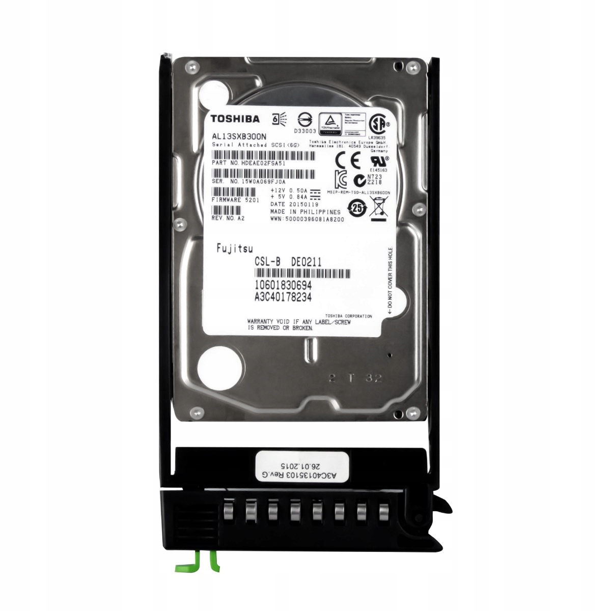 Fujitsu A3C40178234 300GB 15K SAS-2 AL13SXB300N