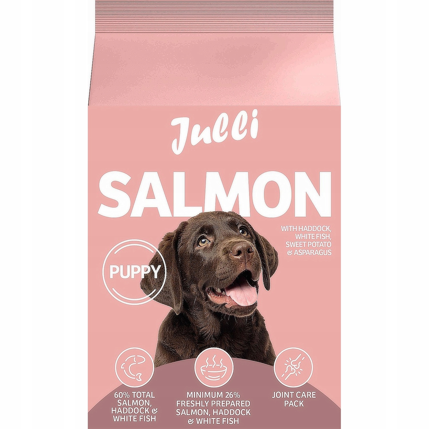 Julli Dog Grain Free Puppy rich in fresh Salmon & Potato 6kg