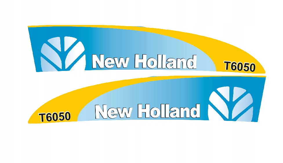 Samolepky s nálepkou New Holland T6050
