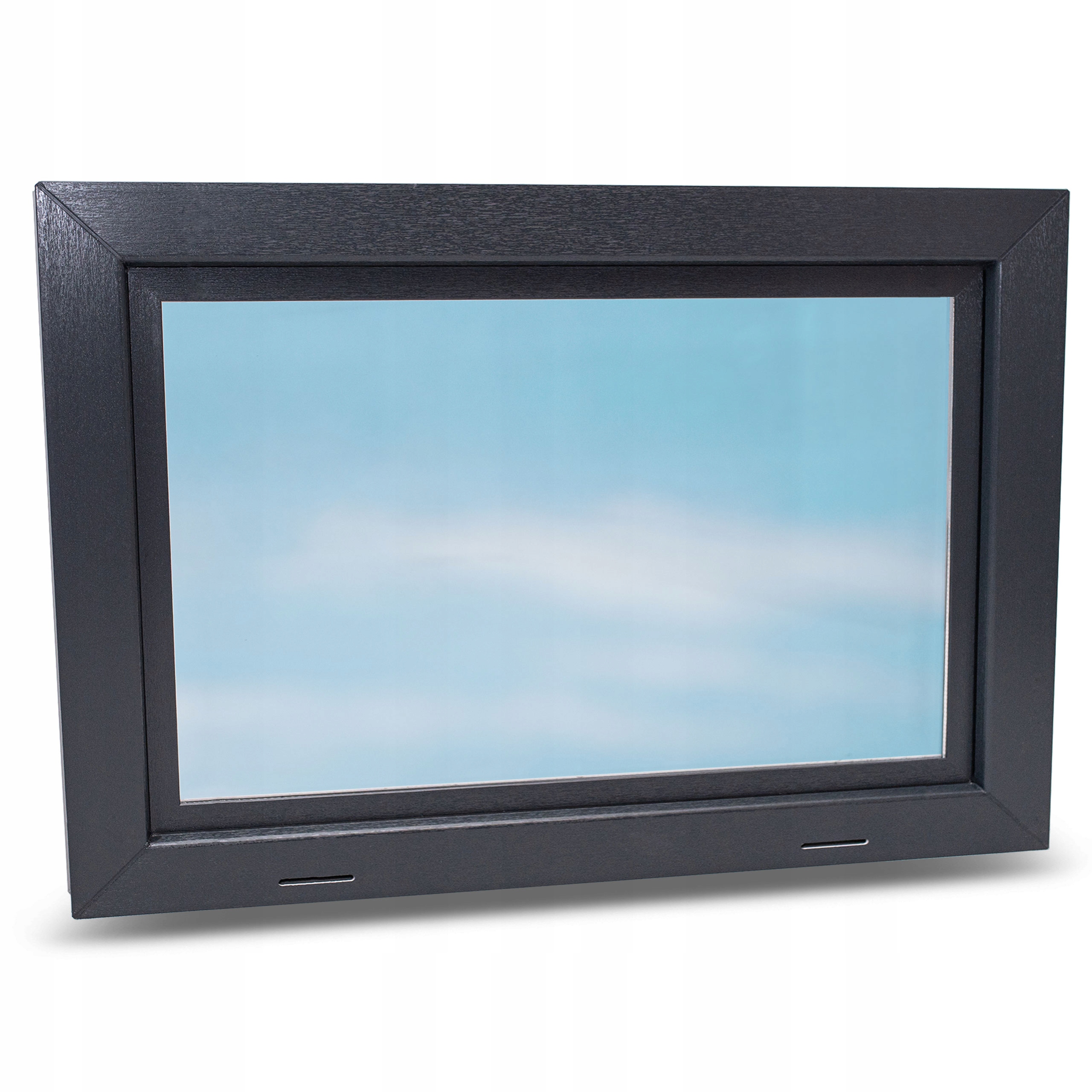 Pvc Okno 80x60 Hospodárske Pivničné Eko Výklopné 800x600 Antracit