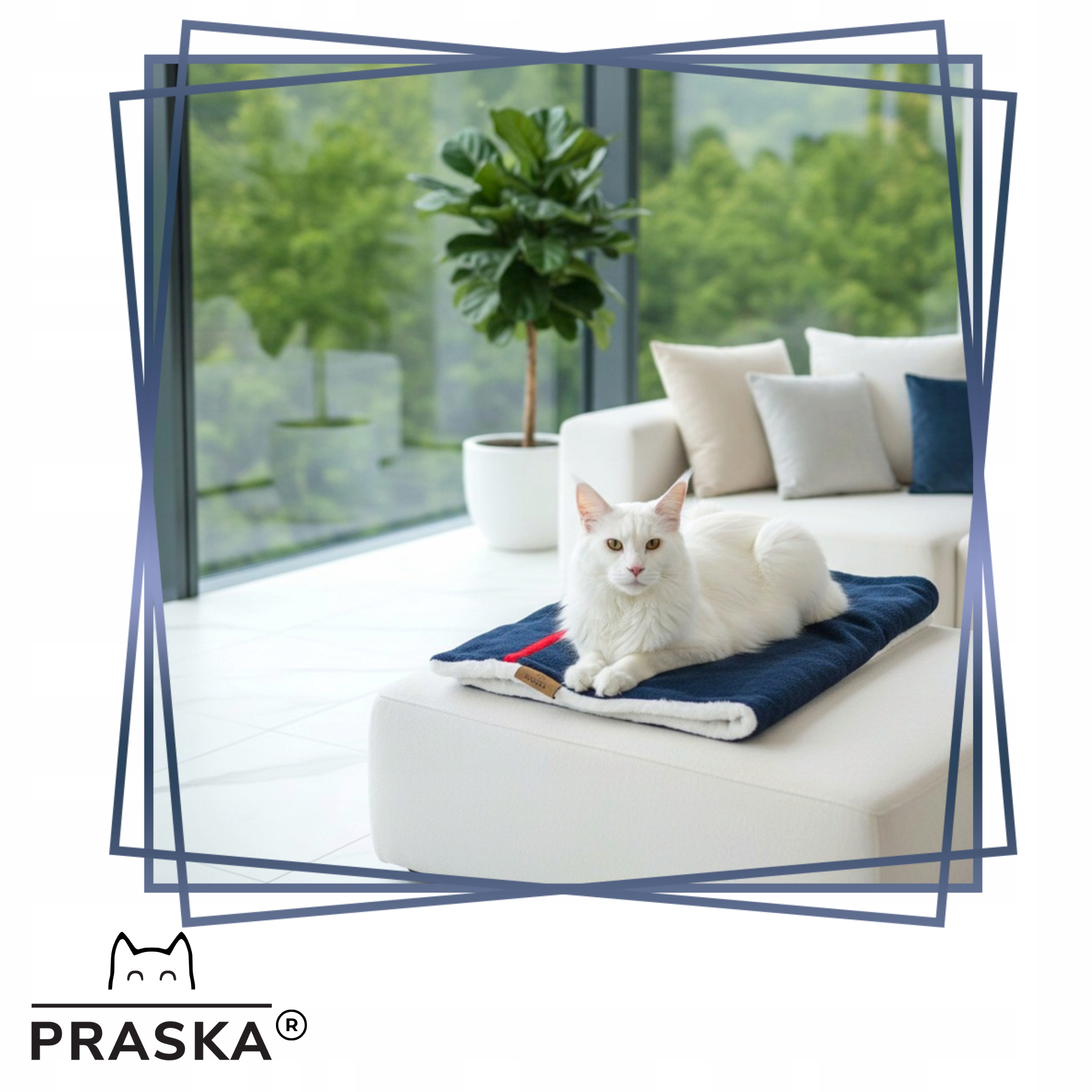 Levně Praska Penthouse Deka pro kočky psa dítěte 60x50 cm Premium Collection