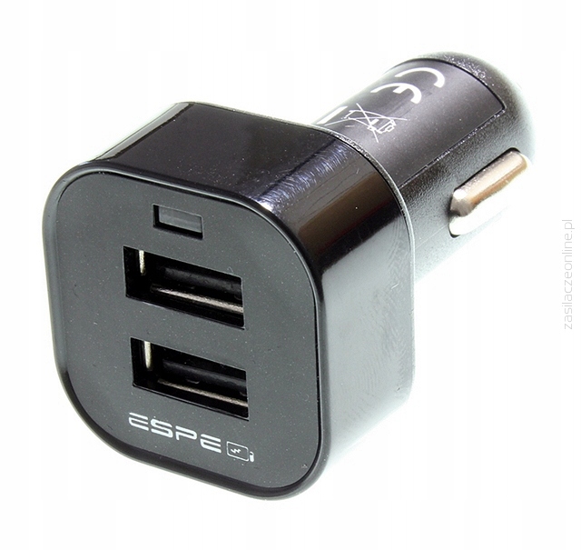 

Ładowarka samochodowa 2x Usb uniwersalna 5V 2.1A