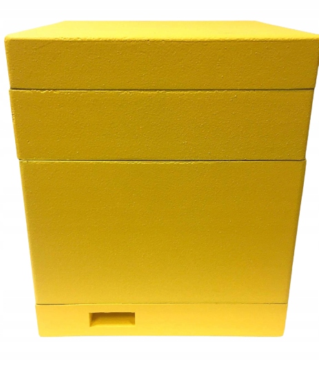 Mini dvojrodinný úľ žltý