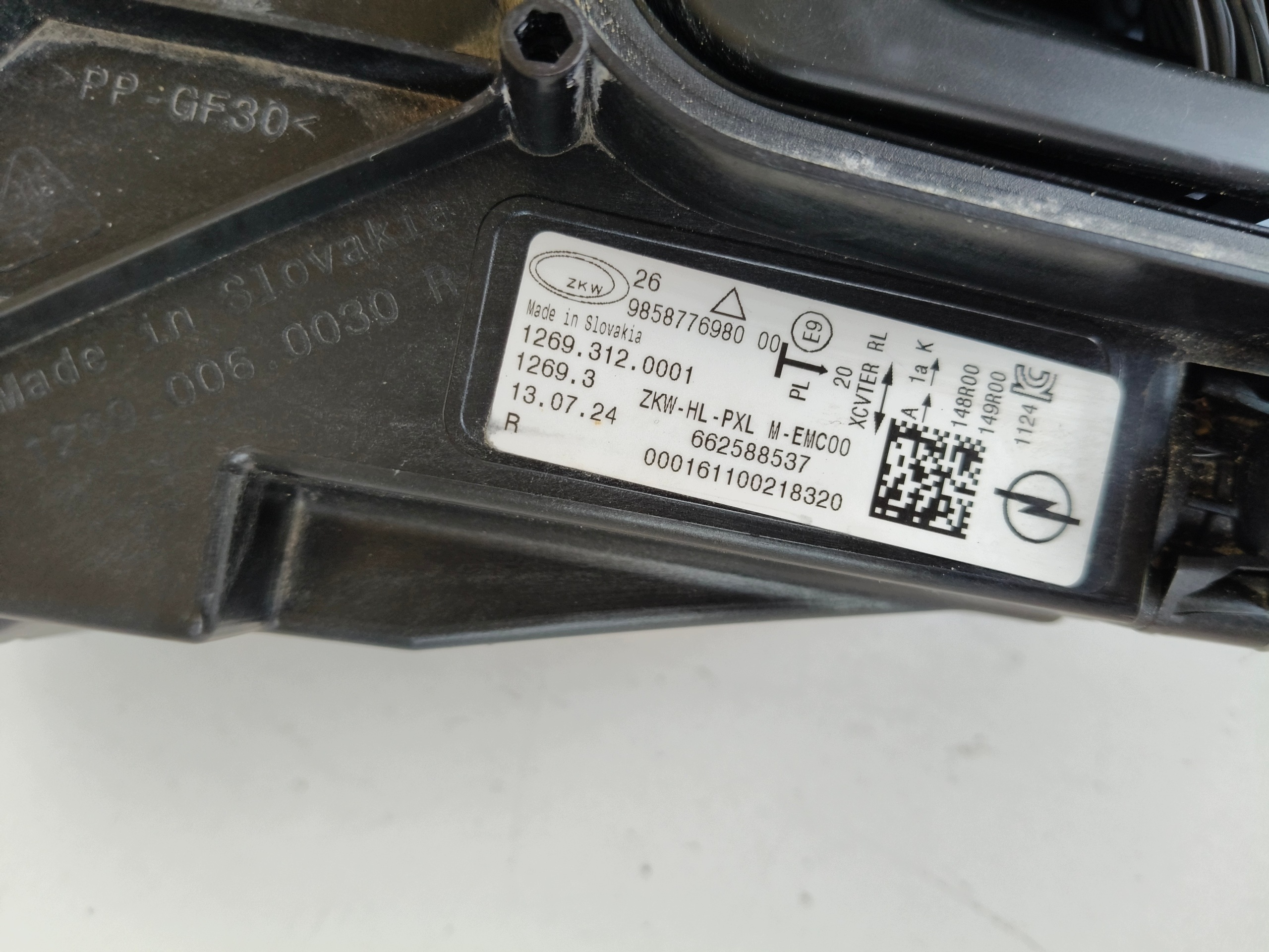 light right REFLEKTOR OPEL ASTRA VI L 6 22- FULL LED INTELLI LUX