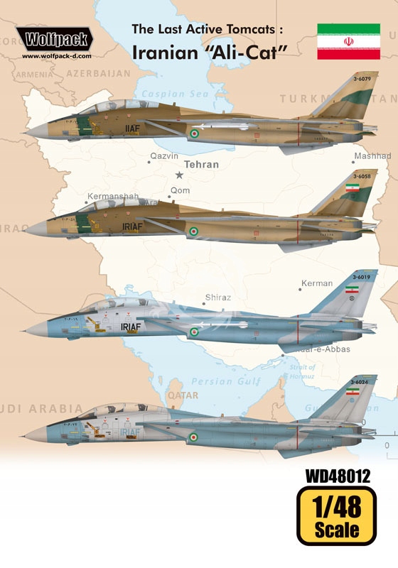 The Last Active Tomcats íránský "Alicat" Wolfpack WD48012 v měřítku 1/48