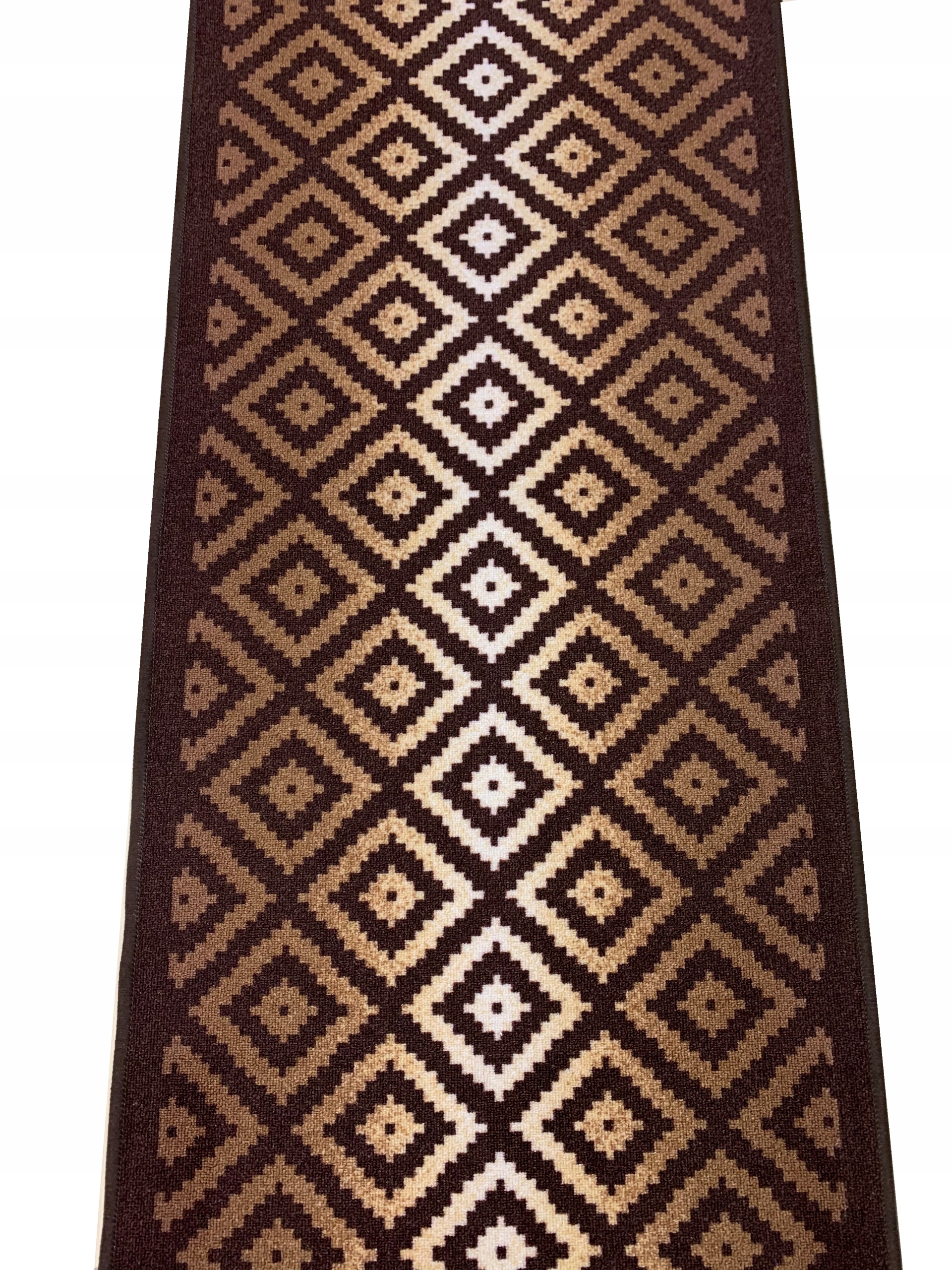 

Chodnik Podgumowany 1018 Brąz Karo 67cm