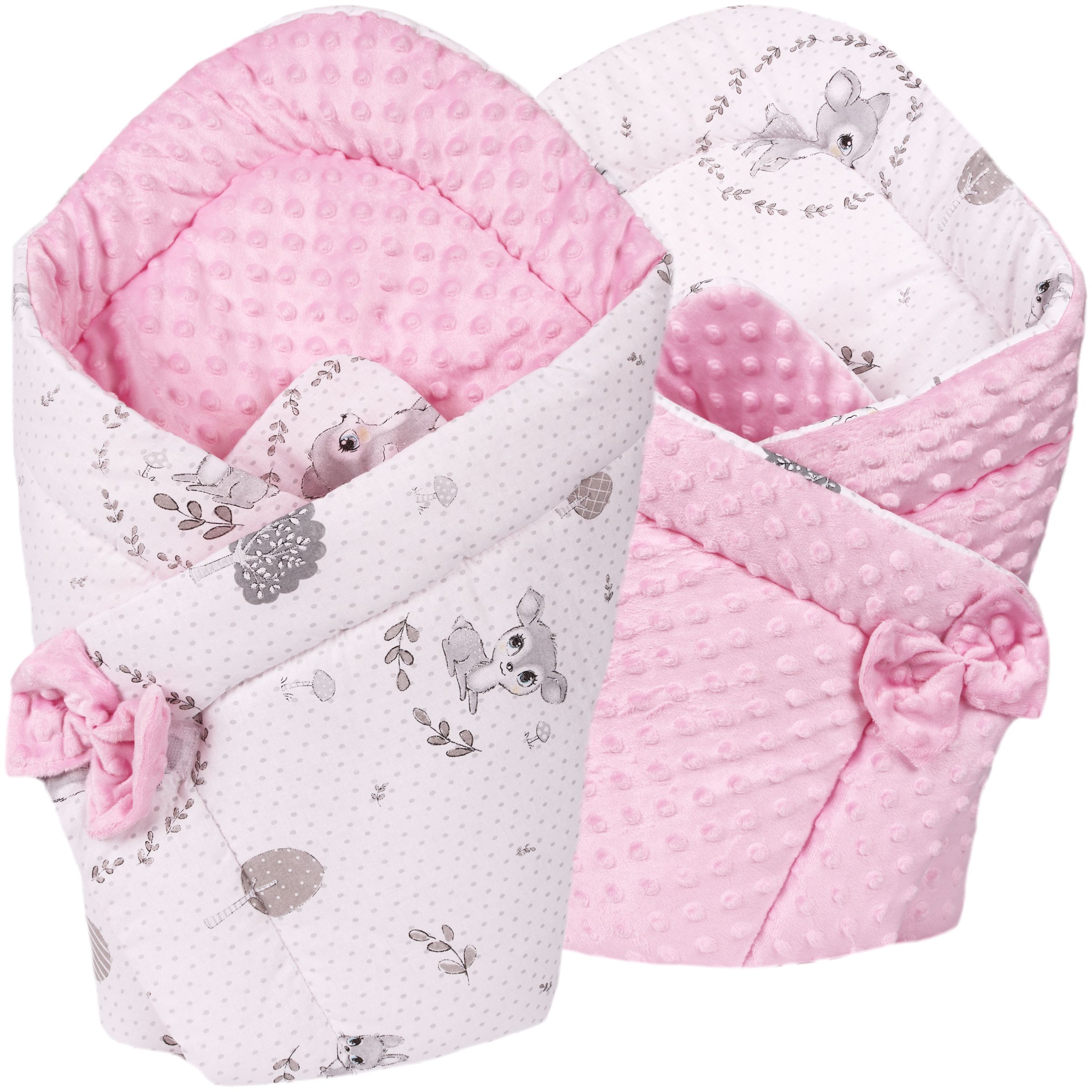 

123BABY Becik Rożek Niemowlęcy Minky Bawełna 80x80