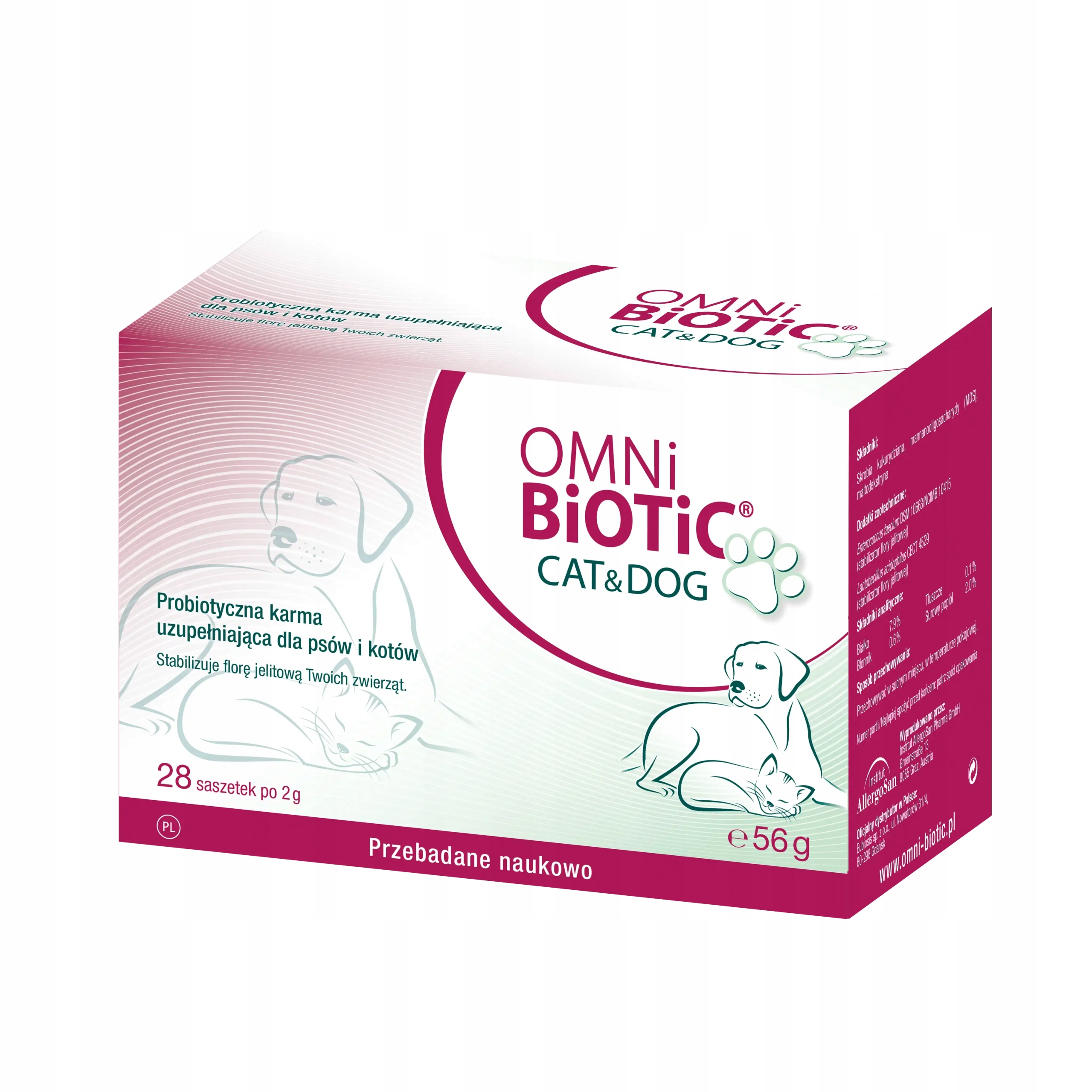 OMNi-BiOTiC Cat & Dog zaburzenia trawienia, probiotyk dla psa i kota