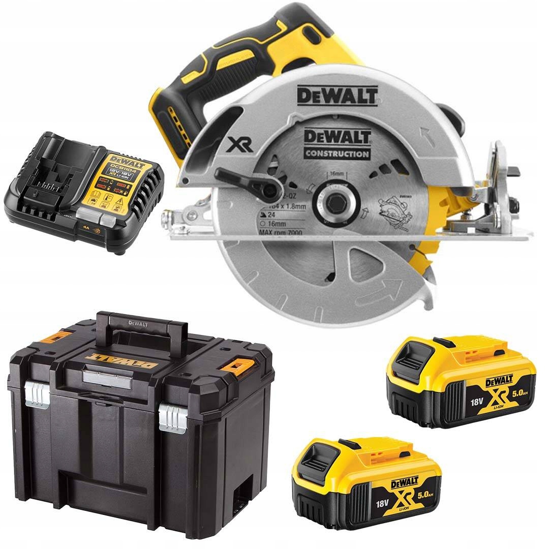 DeWALT Xr DCS570P2 Bezuhlíková Kotoučová Pila 18V 2x5,0Ah 184 mm