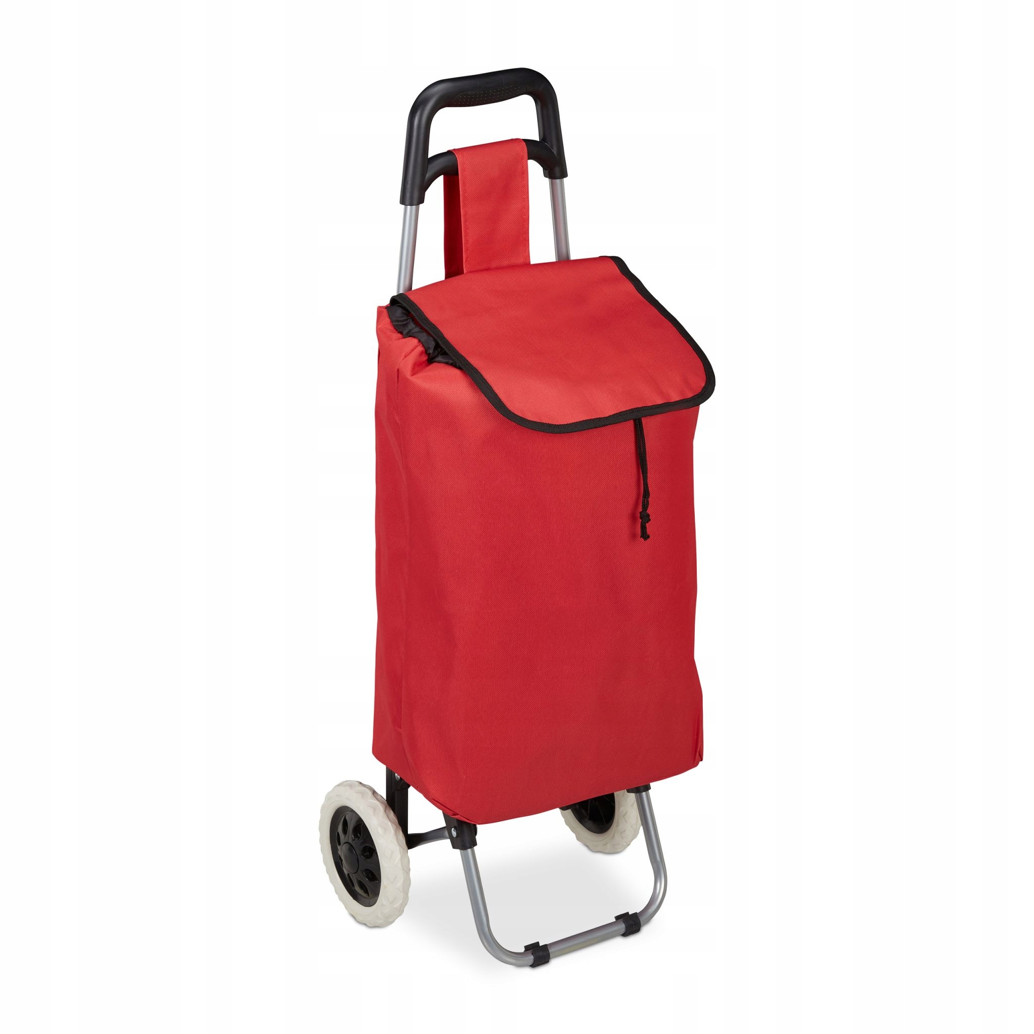 Skládací lehký nákupní vozík s odnímatelnou taškou 28 l 15 kg Kolečka 16 cm