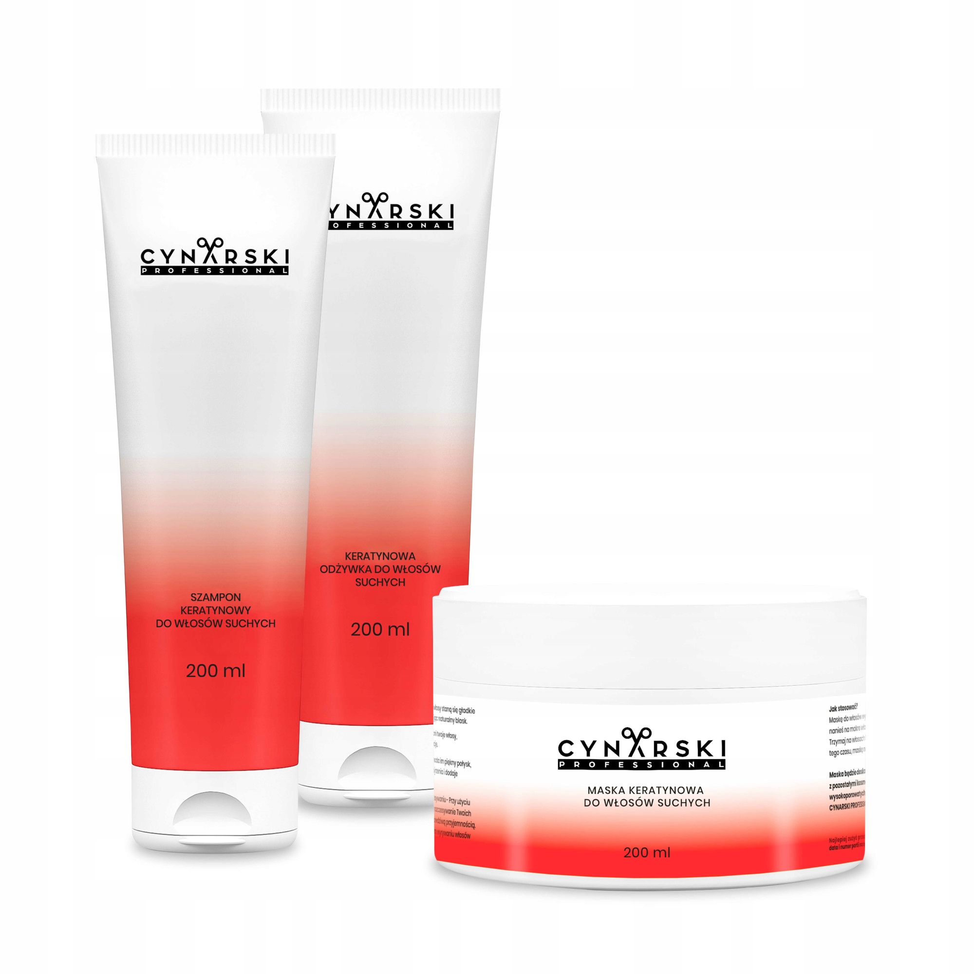 Cynarski zestaw kosmetyków do włosów suchych