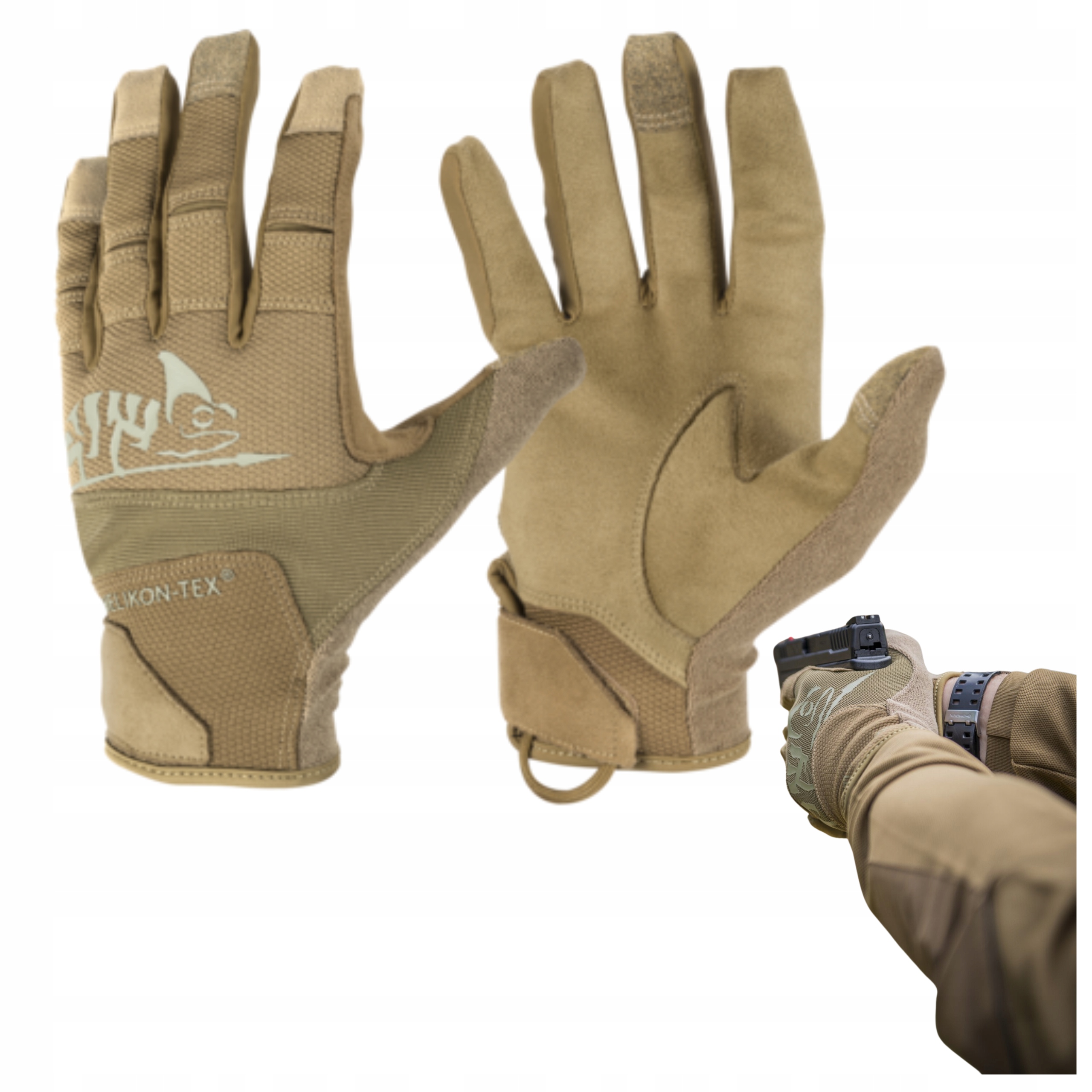 Taktické Rukavice Helikon Range Tactical Vojenské Střelecké Coyote M