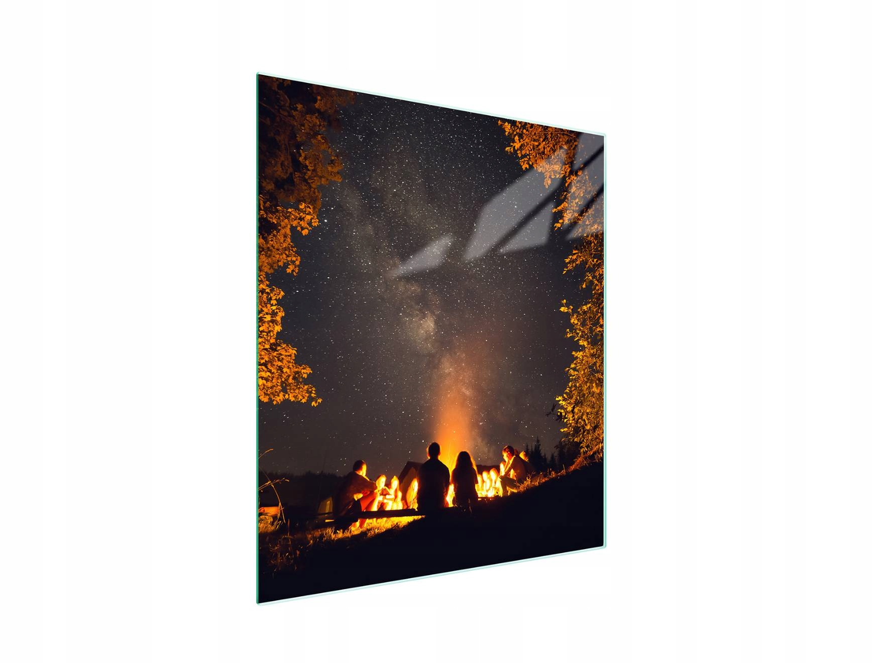 Skleněná Krájecí Deska 45x52 Noc Tvrzené Sklo 7v1