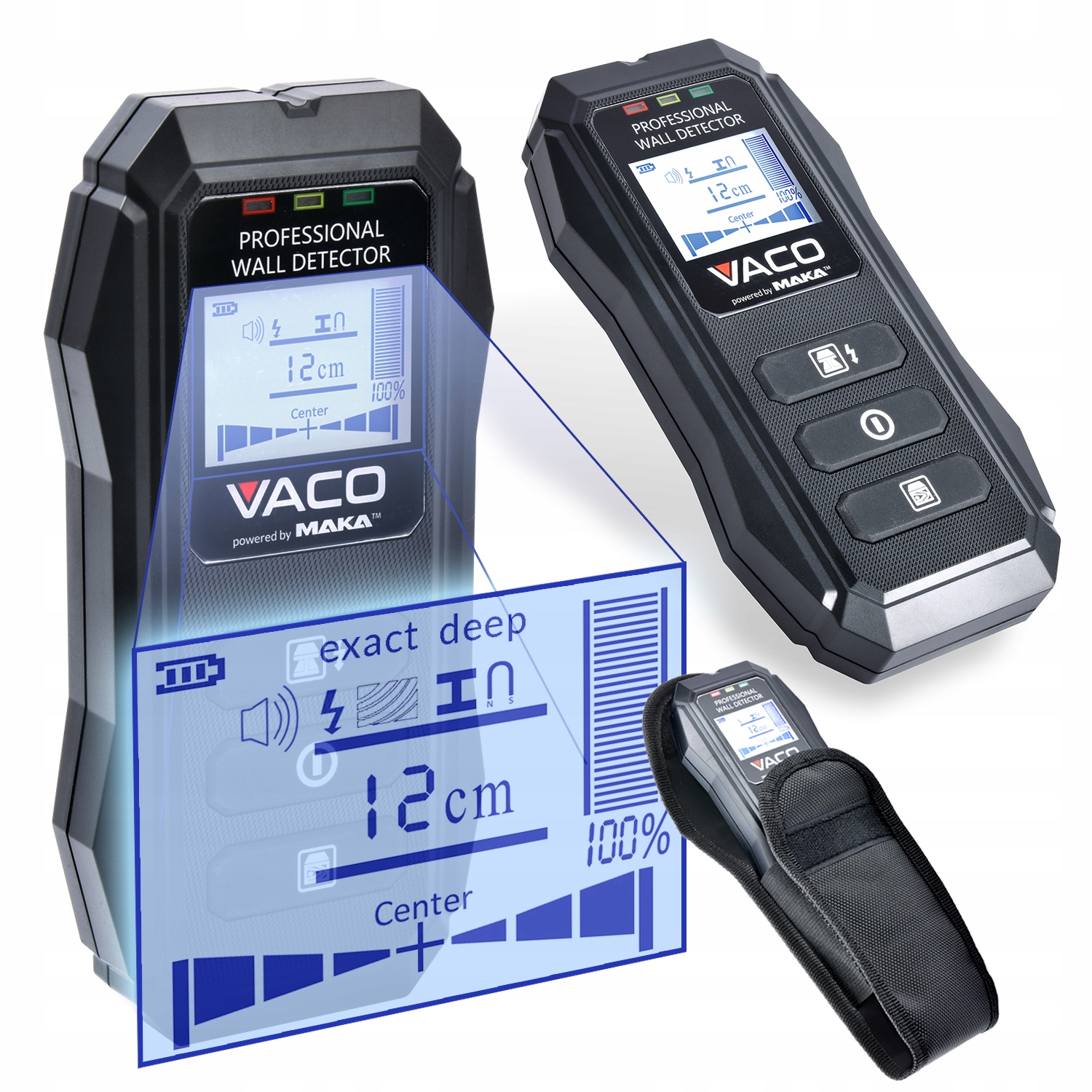 WYKRYWACZ PRZEWODÓW Detektor napięcia METALI Drewna PROFILI Rur KABLI