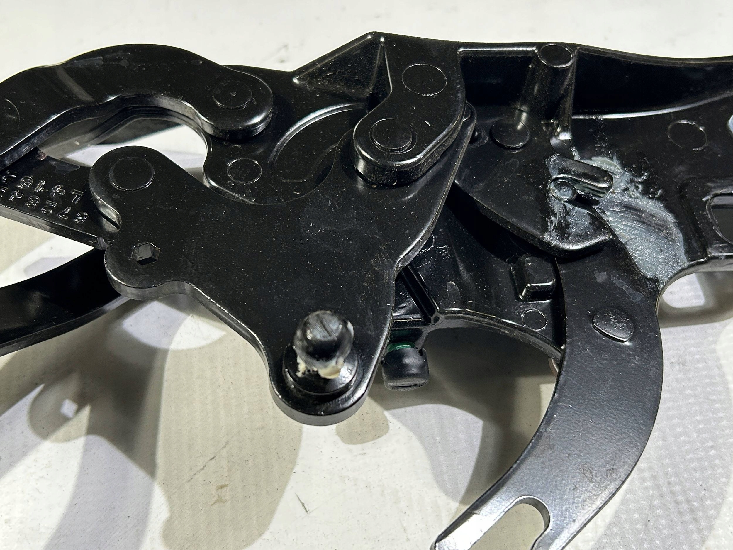 hinge bonnet roofs cabrio left Chevrolet Corvette C7 2014r