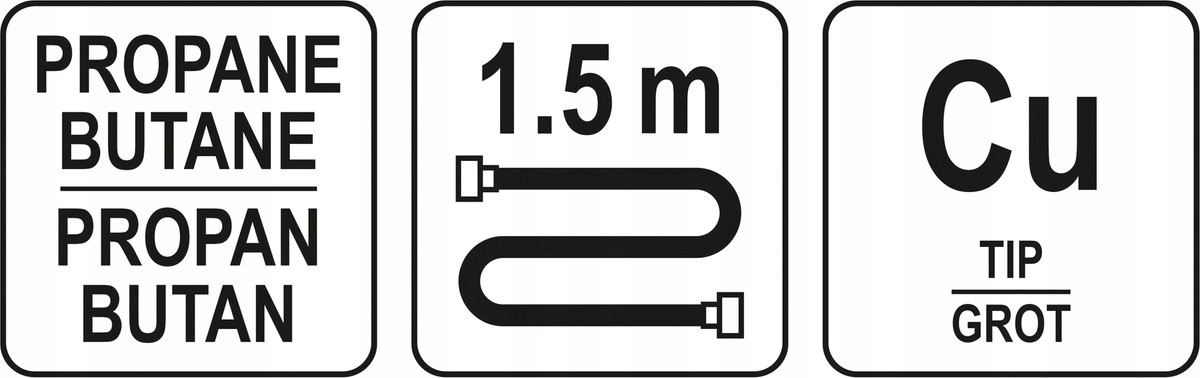 LUTOWNICA GAZOWA DEKARSKA YT-36701 Model YT-36701