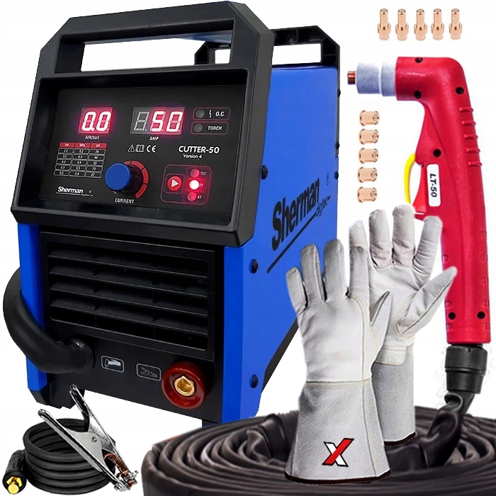 Plazma Pro Řezání Kovů Sherman Cutter 50 230V 4T