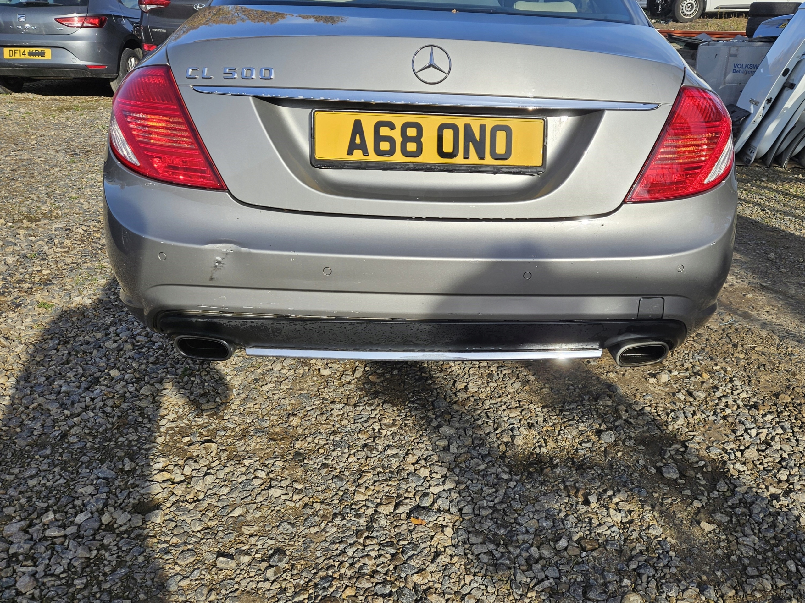 MERCEDES CL W216 complete bumper rear part PDC AMG colour 723