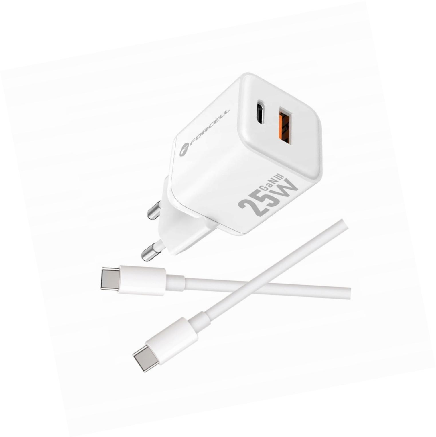 Szybka ładowarka Gan 25W z długim kablem Usb-c do Samsung Galaxy S10