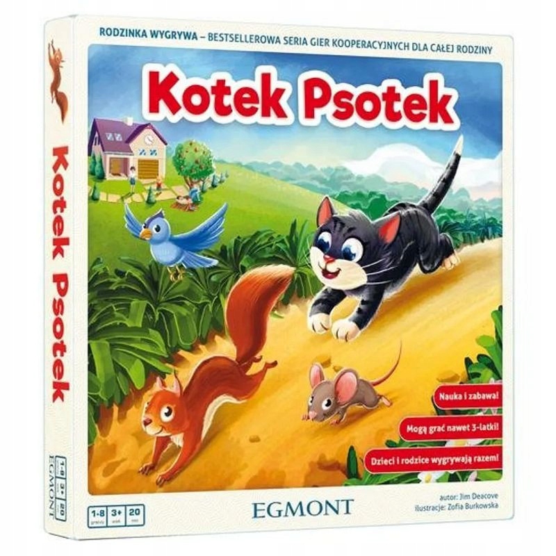 Kooperacyjna Gra Dla Dzieci Egmont Kotek Psotek [pl]