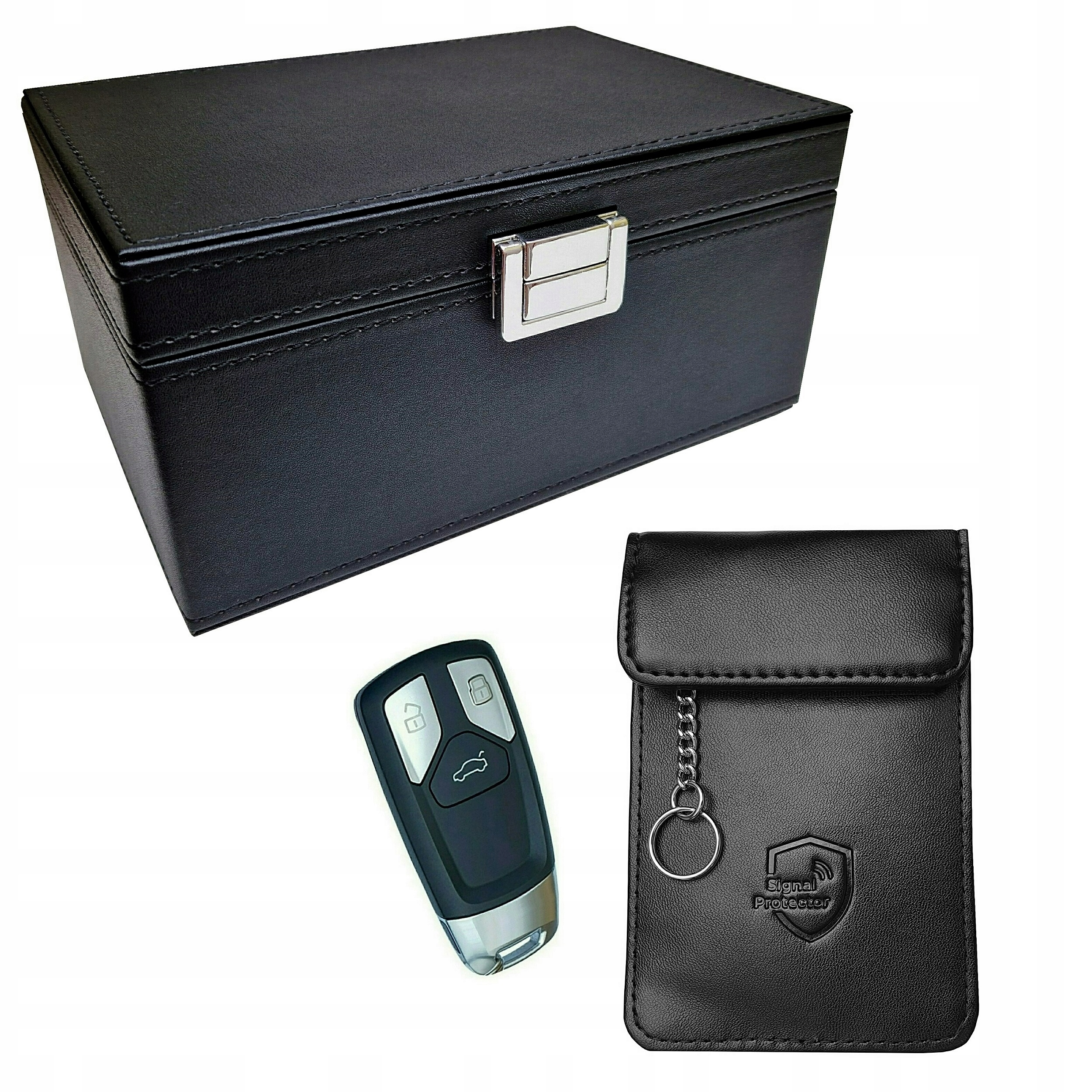 Box Pudełko Blokujące Sygnał Etui Na Kluczyk Keyless Klatka Faradaya Rfid