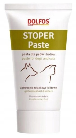 Pasta Pro Psa A Kočku Na Průjem Stoper Žaludeční Poruchy Dolfos 50 G