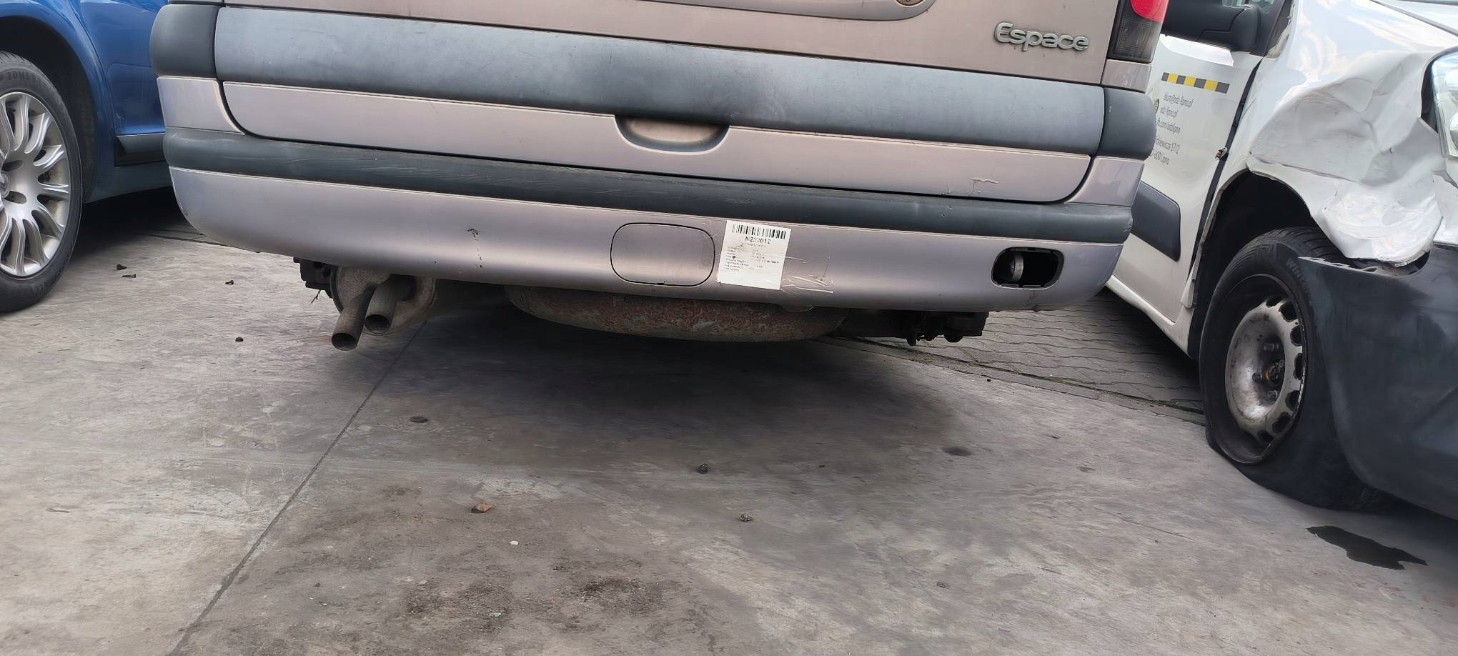 bumper rear part MV647 RENAULT ESPACE III
