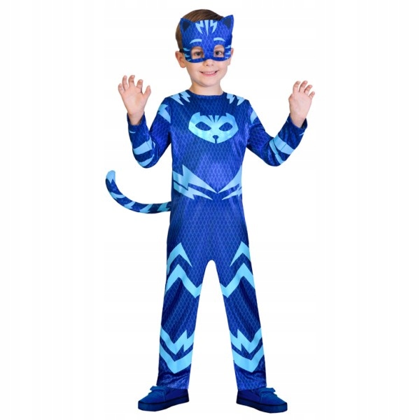 Kostium Strój PJMasks Pidżamersi Catboy na licencji 3-4 lata 98-104 cm