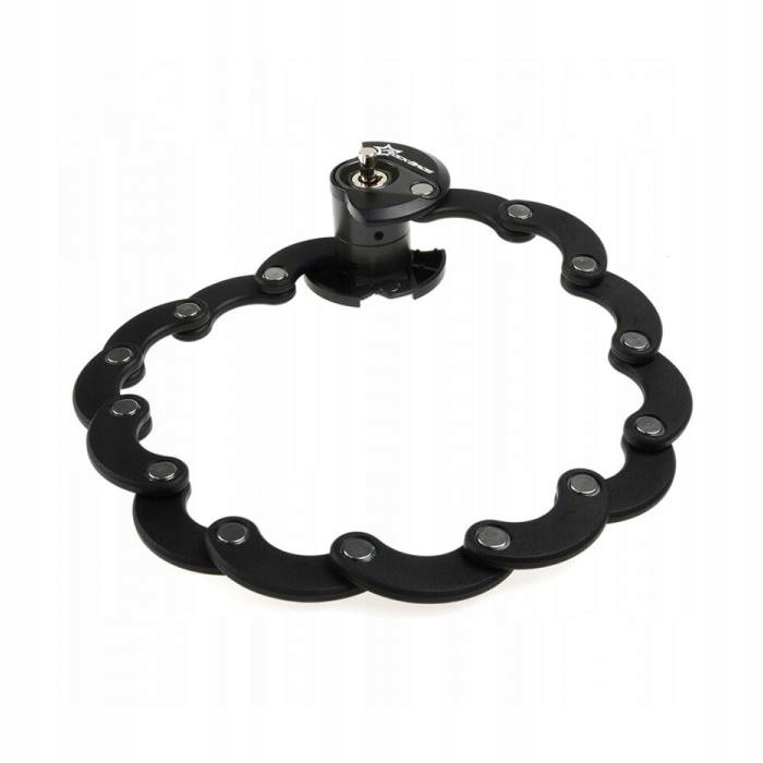 Skládací Zámek Rockbros WL798BK, Kalená Ocel, Černý