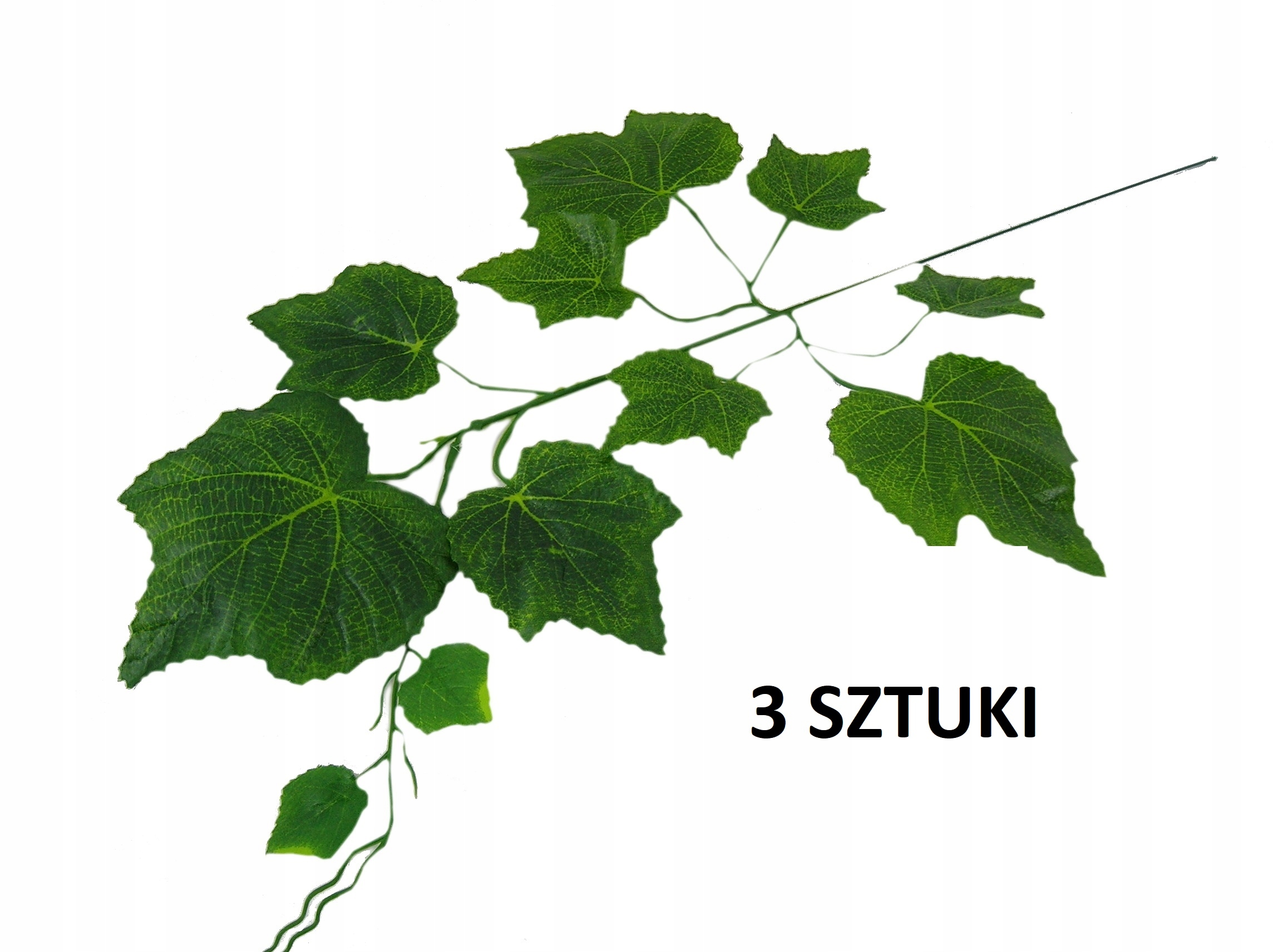 

Sztuczne Liście Komplet 3 Szt. Winogrono
