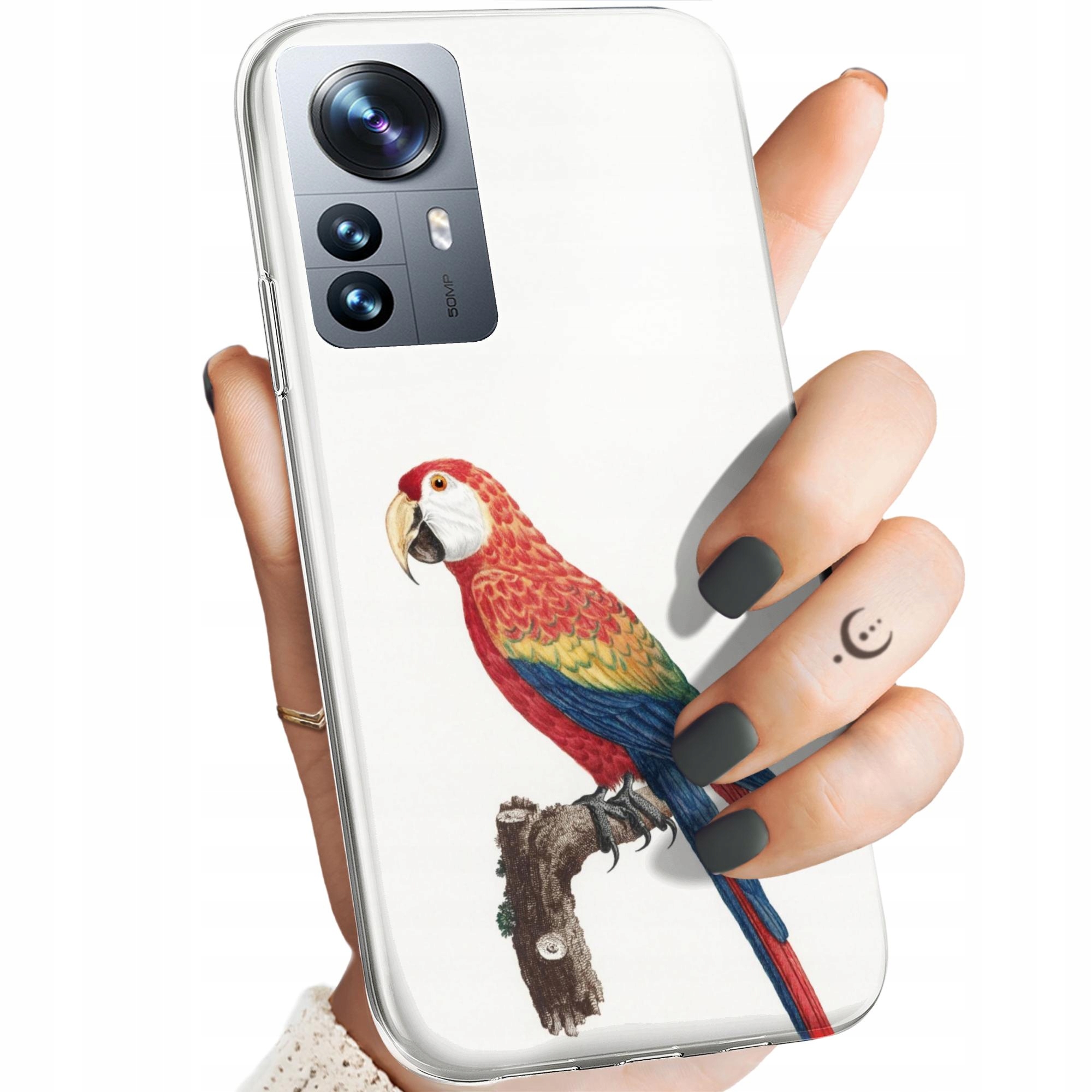Etui Do Xiaomi 12 Pro 12S Pro Ptaki Ptak Papuga Koliber Obudowa