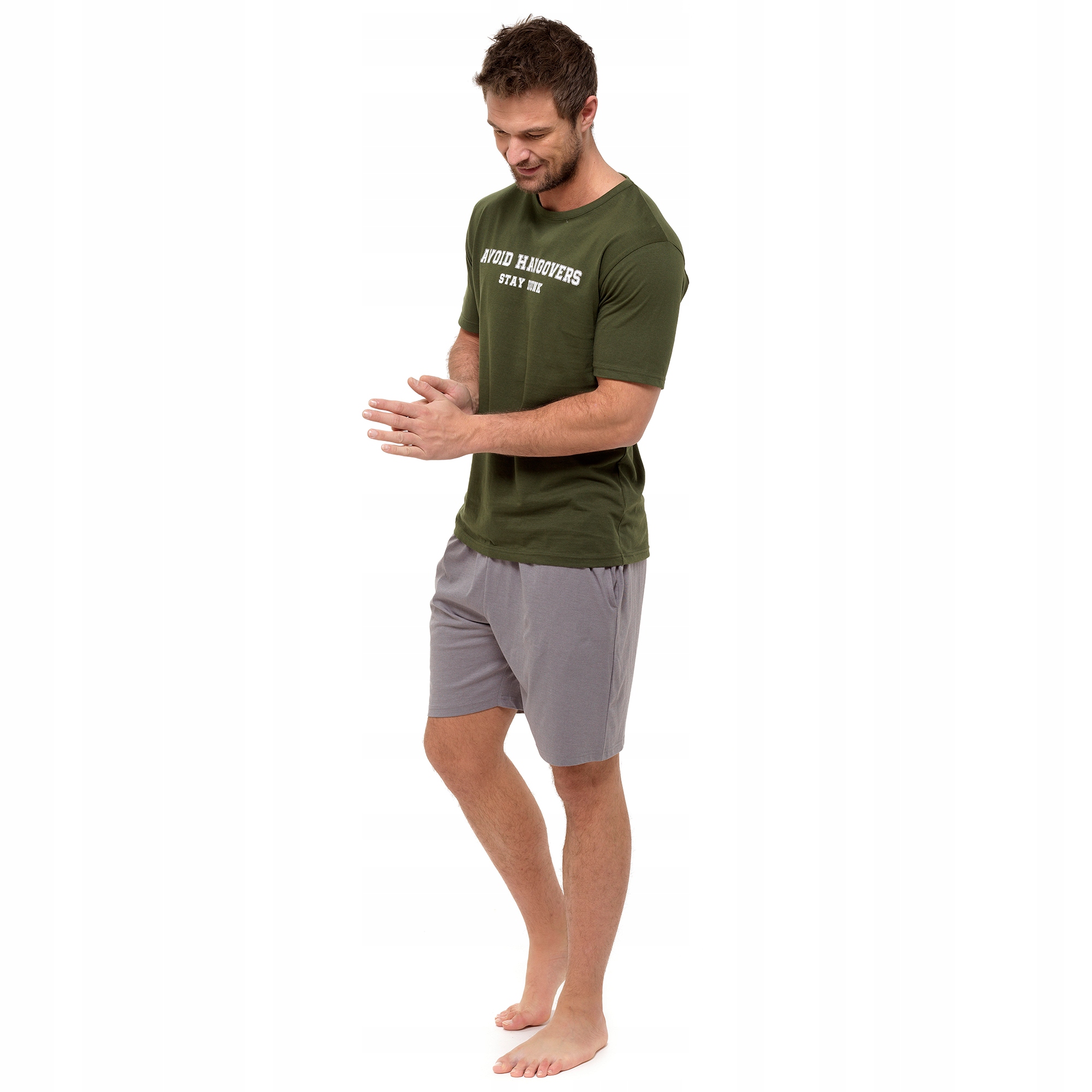 

Piżama Męska Kr. Rękaw Premium HT080 - L