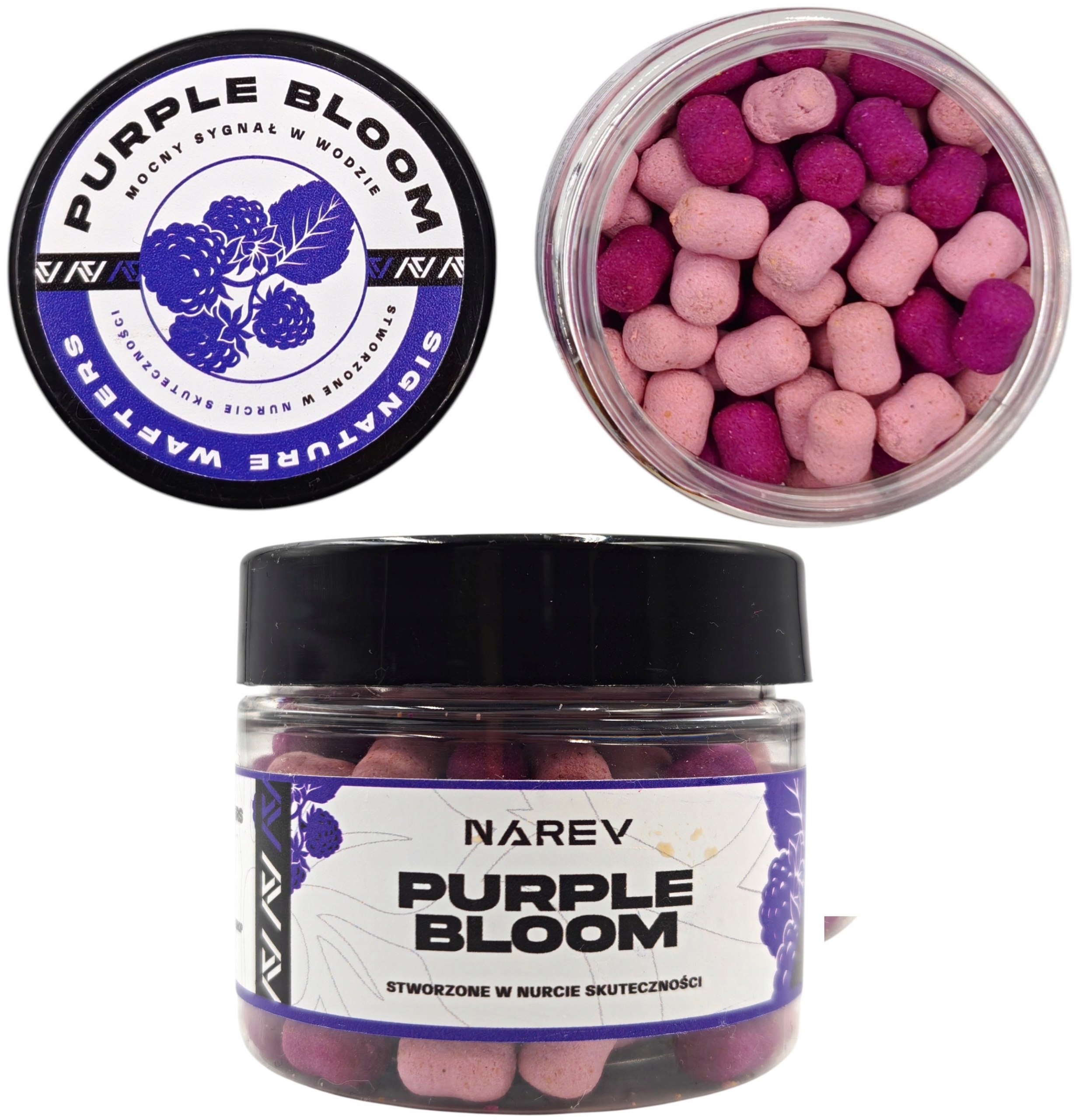 Narev Przynęta Signature Wafters 10mm 20g Purple Bloom method feeder killer