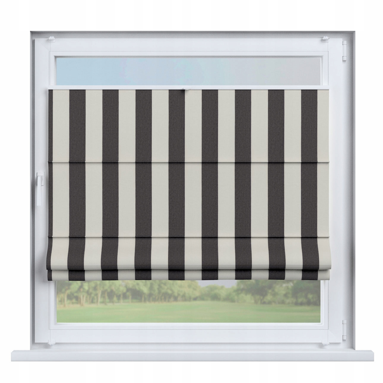 Dekoria Plisovaná roleta rímska Sicília 80x160 odtiene šedej